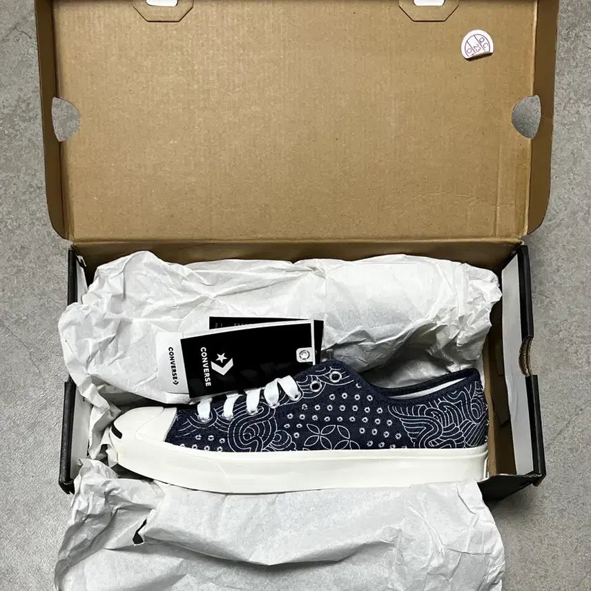 [BUNJANG] Converse Jack Purcell Hybrid Denim Sneakers / 잭퍼셀 하이브리드 데님 (캐피탈st 반다나)