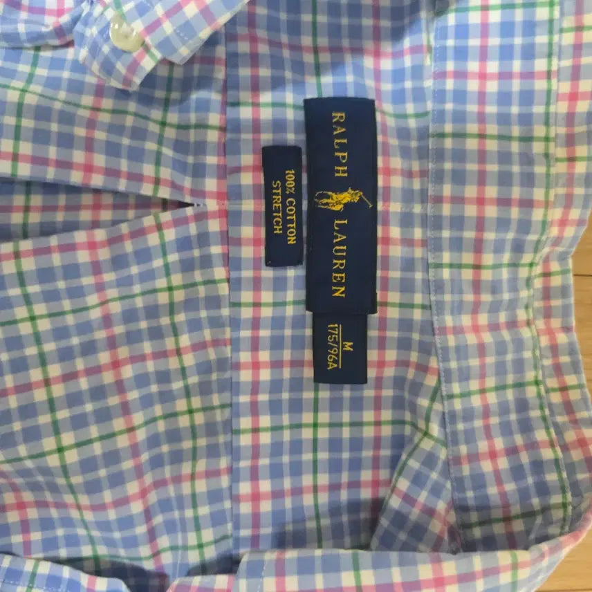[BUNJANG] Polo Ralph Lauren Checkered Shirt Blue / 폴로 랄프로렌 체크 셔츠 블루