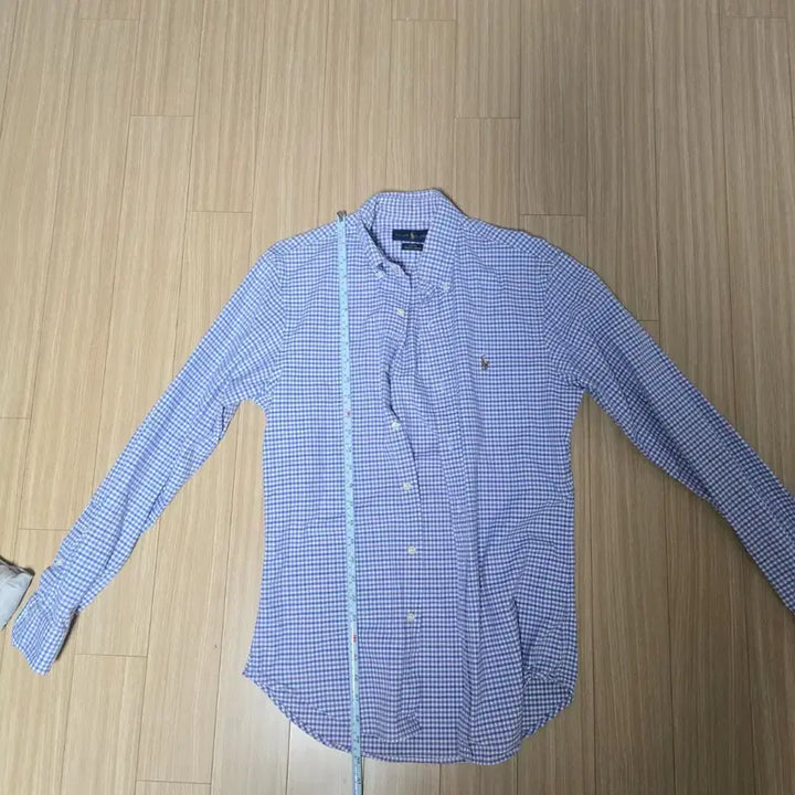 [BUNJANG] Polo Ralph Lauren Blue Gingham Check Shirt / 폴로 랄프로렌 블루 깅엄체크 셔츠