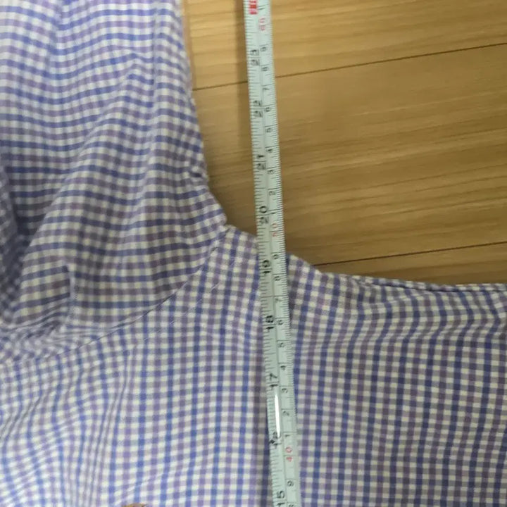 [BUNJANG] Polo Ralph Lauren Blue Gingham Check Shirt / 폴로 랄프로렌 블루 깅엄체크 셔츠