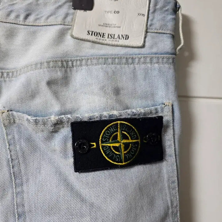 [BUNJANG] Stone Island Washed Denim Jeans / 정품 스톤아일랜드 워싱 데님 청바지