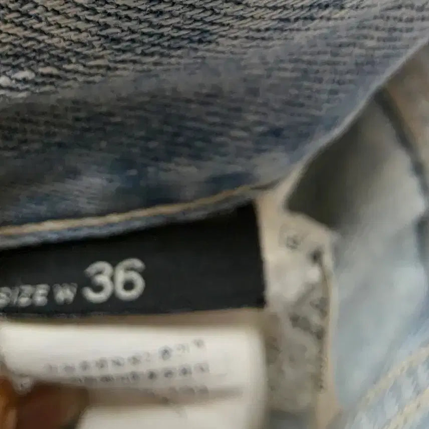 [BUNJANG] Stone Island Washed Denim Jeans / 정품 스톤아일랜드 워싱 데님 청바지