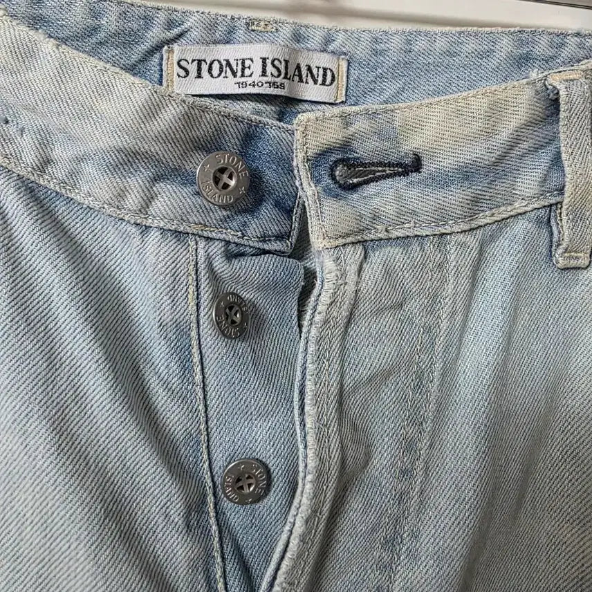 [BUNJANG] Stone Island Washed Denim Jeans / 정품 스톤아일랜드 워싱 데님 청바지