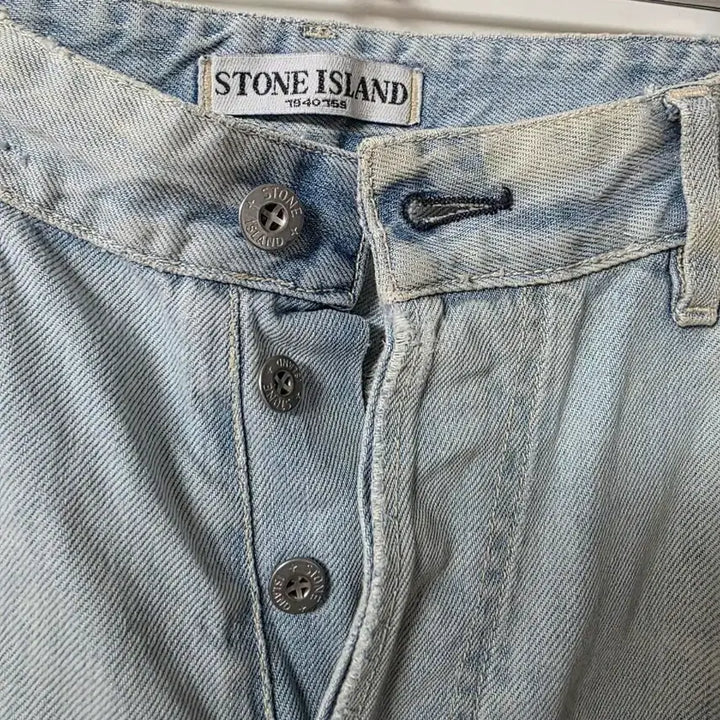 [BUNJANG] Stone Island Washed Denim Jeans / 정품 스톤아일랜드 워싱 데님 청바지