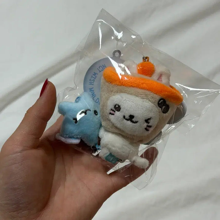 [BUNJANG] NCT WISH Fanlight Mini Keyring Bubble Cat / 엔시티 위시 팬라이트 미니 키링 버블냥