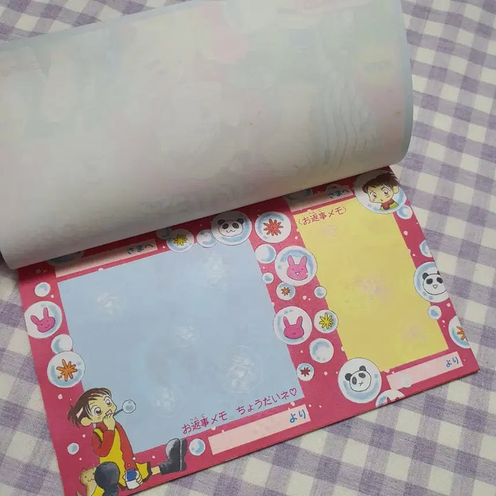 [BUNJANG] Margaret 1998 Japanese 1/4 Memo Pad / (고전문구) 98년 일본 마가렛 사랑하는 4분의 1 메모 패드 순정 부록
