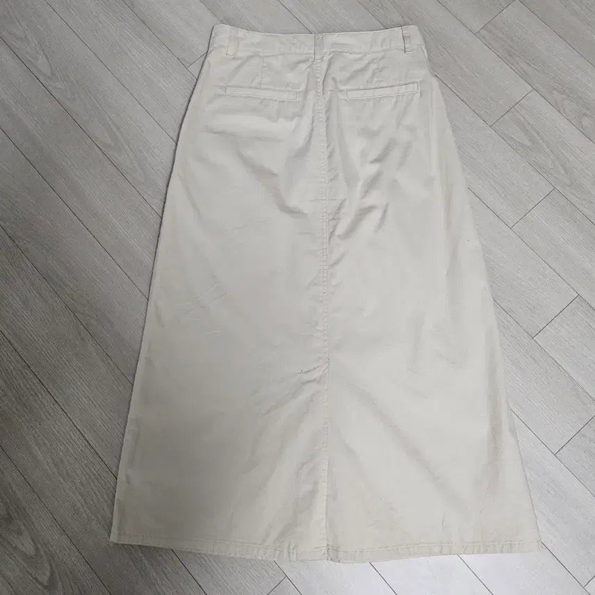 [BUNJANG] Top Ten Long Skirt Cream XS / 탑텐 롱스커트 크림 xs