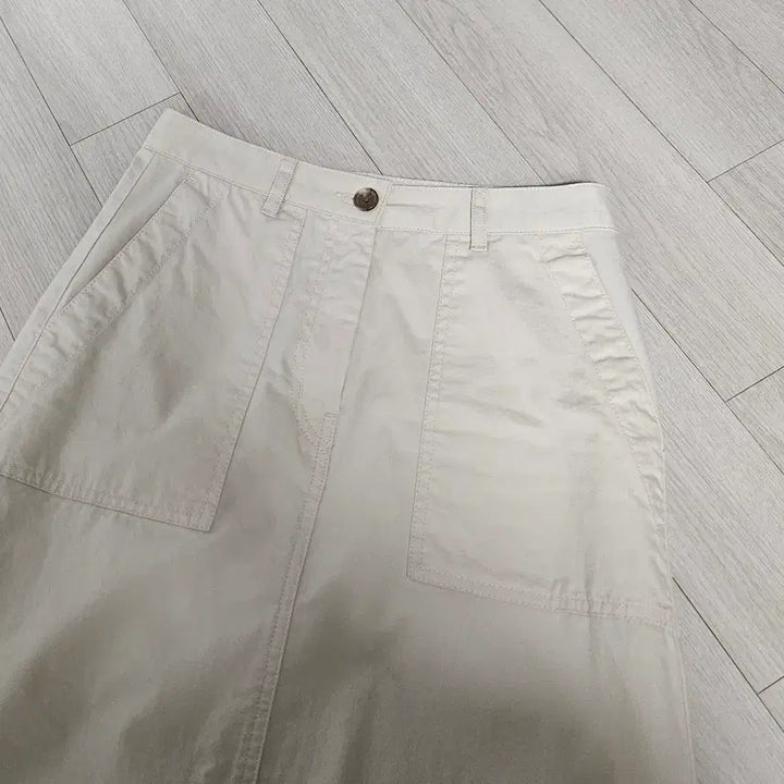 [BUNJANG] Top Ten Long Skirt Cream XS / 탑텐 롱스커트 크림 xs