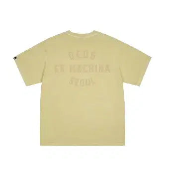 [BUNJANG] Deus Ex Machina Yellow Short Sleeve T-shirt XL / 데우스 엑스 마키나 옐로우 반팔 티셔츠 XL