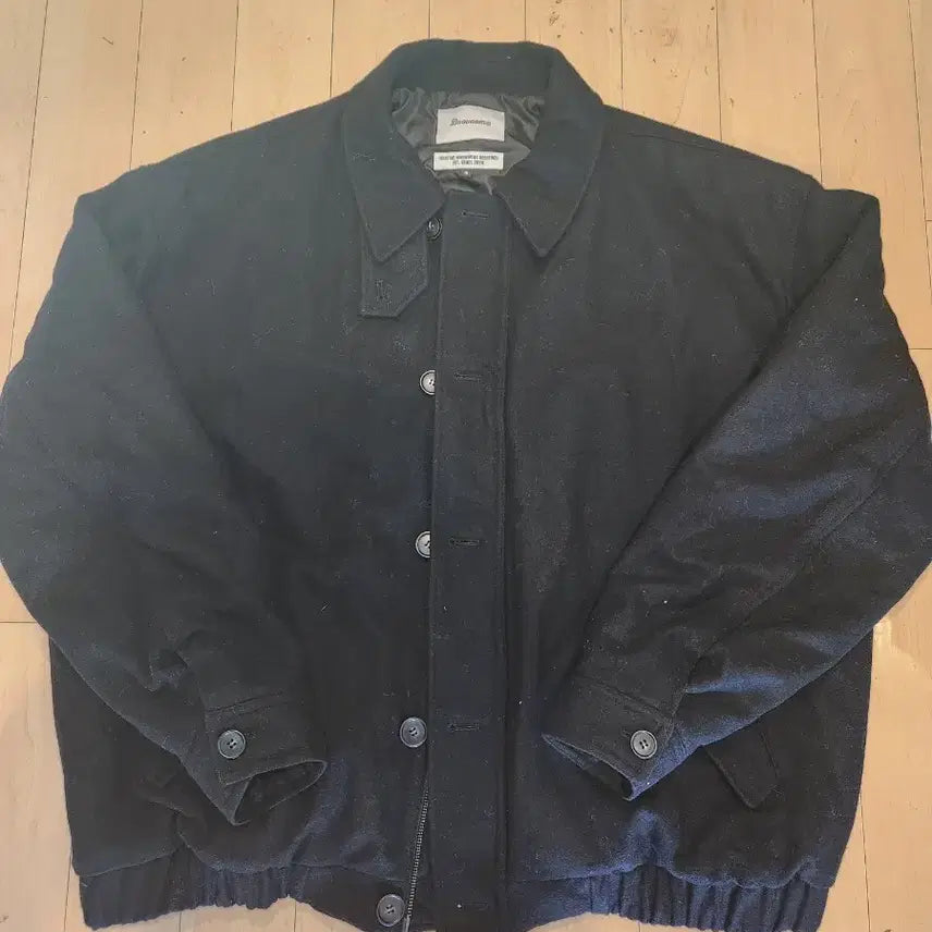 [BUNJANG] BOOBOOM Big Size City Walker Winter Guard Wool Bomber Jacket / 부붐 빅사이즈 시티워커 윈터가드 울 봄버 자켓 3사이즈