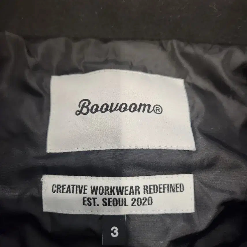 [BUNJANG] BOOBOOM Big Size City Walker Winter Guard Wool Bomber Jacket / 부붐 빅사이즈 시티워커 윈터가드 울 봄버 자켓 3사이즈