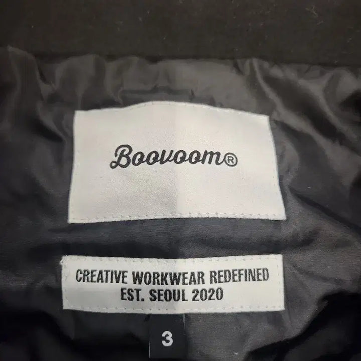 [BUNJANG] BOOBOOM Big Size City Walker Winter Guard Wool Bomber Jacket / 부붐 빅사이즈 시티워커 윈터가드 울 봄버 자켓 3사이즈