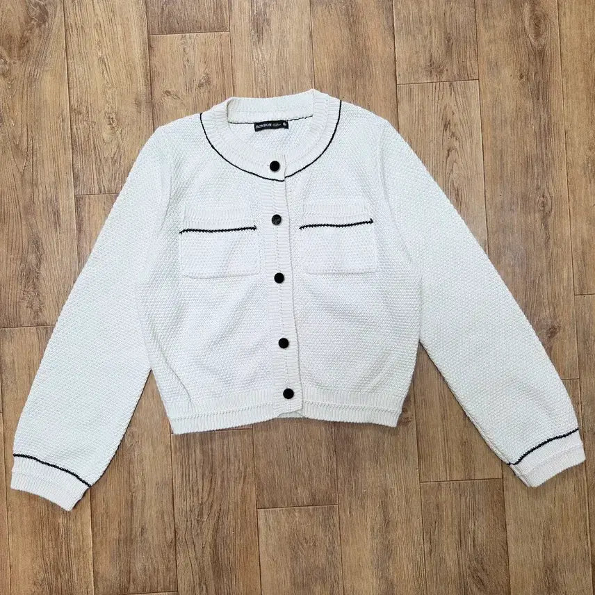 [BUNJANG] RONRON Tweed Knit Cardigan / 론론(RONRON) 트위드 니트가디건 55-66