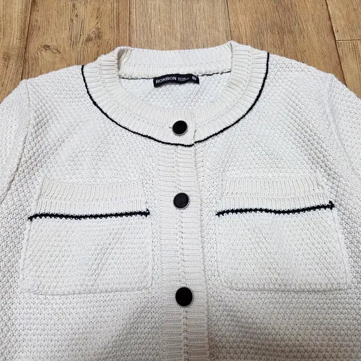 [BUNJANG] RONRON Tweed Knit Cardigan / 론론(RONRON) 트위드 니트가디건 55-66