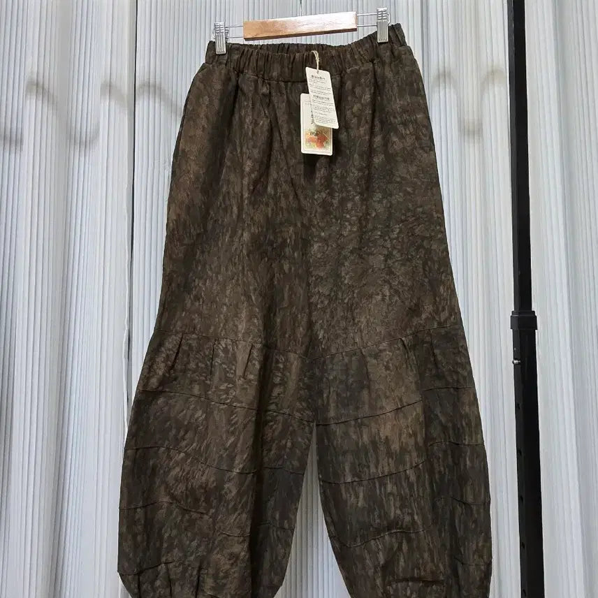 [BUNJANG] Natural Dye Balloon Fit Harem Pants / 천연염색 와일드 통바지 / 벌룬핏 배기 바지