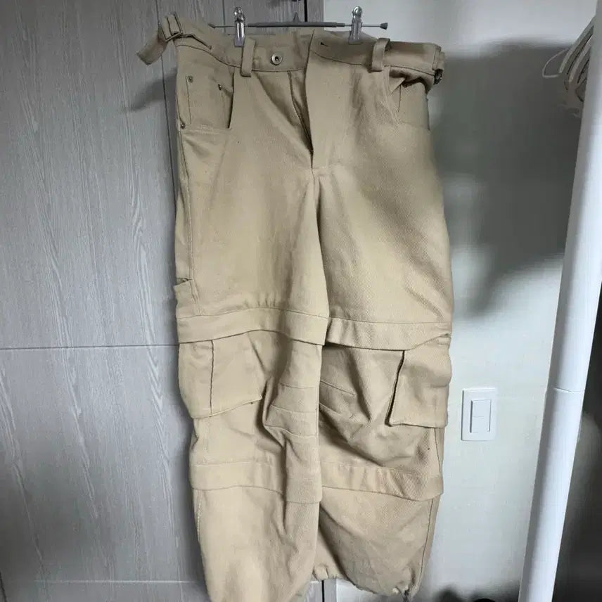 [BUNJANG] Kamien Titan Light Beige Cotton Pants / 카미엔 타이탄 라이트베이지 2사이즈