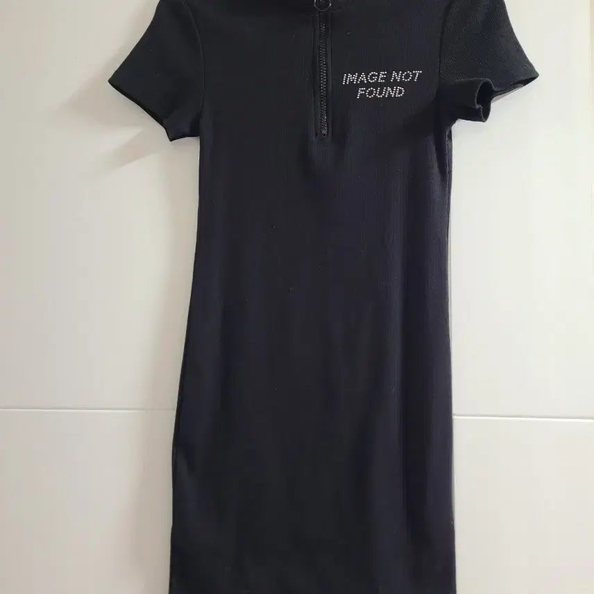 [SOLD OUT] 버쉬카 슬림44사이즈 목지퍼 원피스