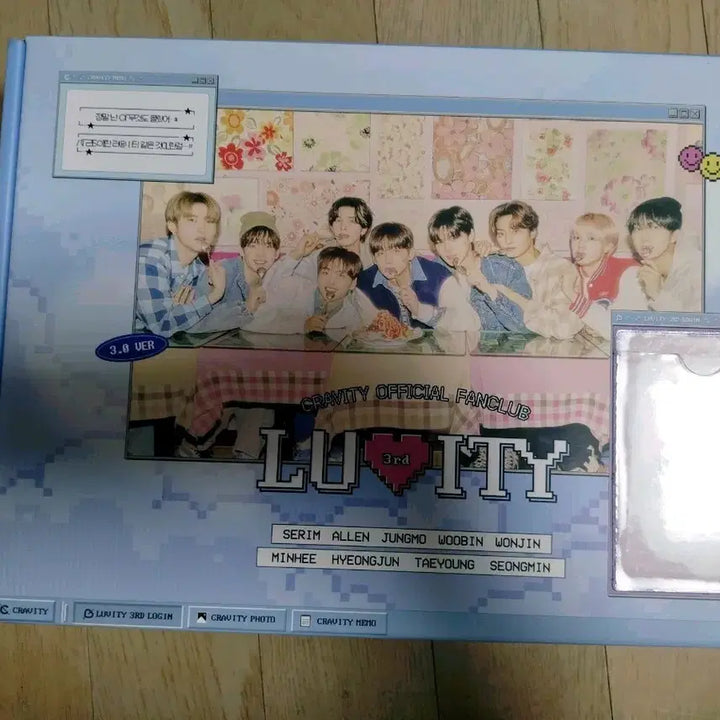 [BUNJANG] Cravity Luvity 3rd Membership Kit / 크래비티 luvity 러비티 3기 멤버쉽 키트 풀셋 kit