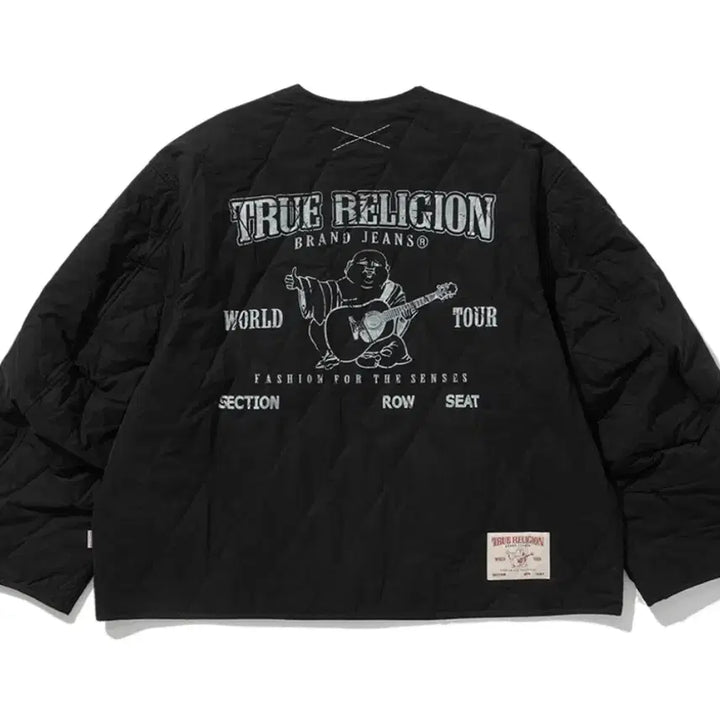 [BUNJANG] True Religion Liner Jacket Black L / 트루릴리젼 라이너 자켓 (깔깔이) 검정 L