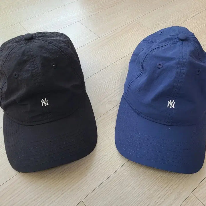 [BUNJANG] New Era Nylon Small Logo Baseball Cap / 뉴에라 나일론 모자 스몰로고 뉴욕 블랙 네이비