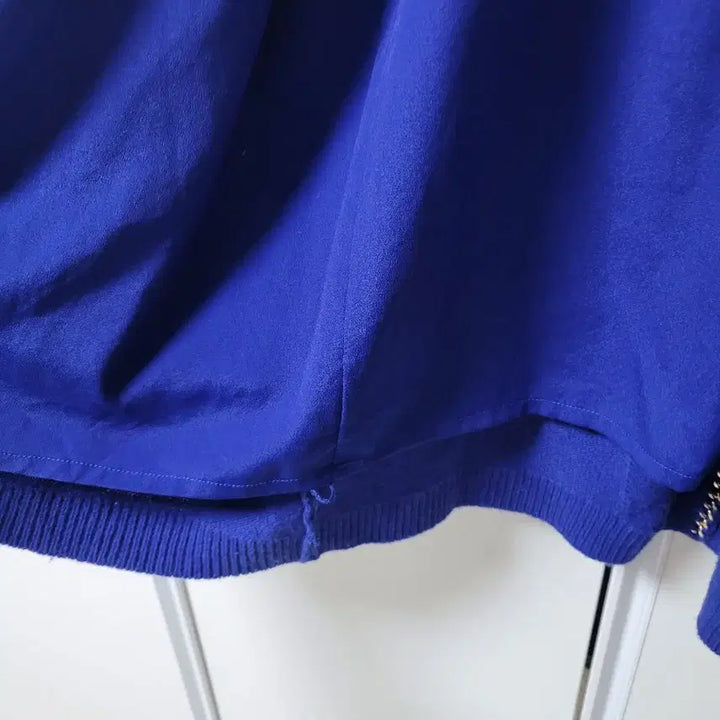 [BUNJANG] Minimum Blue Chain Embellished Cardigan / 미니멈 블루 체인 장식 가디건
