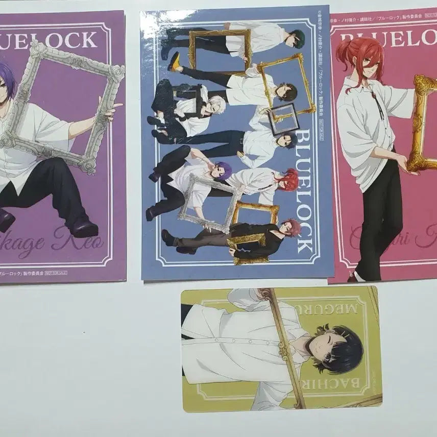 [BUNJANG] Blue Lock Popup POB Photocard Bundle Set / 블루록 팝업 특전 포토카드 4장 일괄