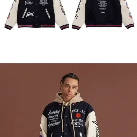 [BUNJANG] Champion CRS SDL Varsity Navy Jacket / 더 챔피언 씨알에스디엘 바시티 네이비패션위크아울렛