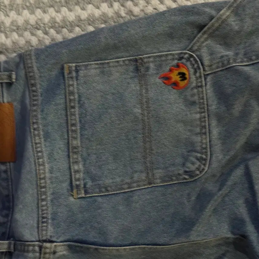 [BUNJANG] Weeekenders Fire Denim Work Pants XL / 위캔더스 파이어 데님 워크 팬츠 xl