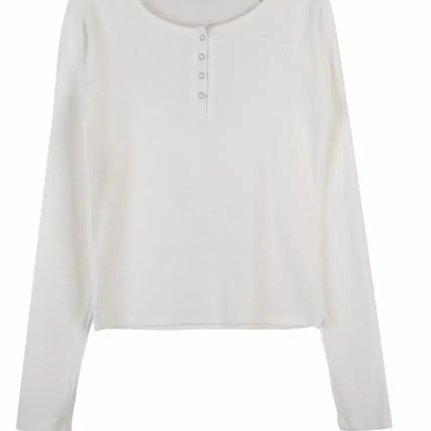 [BUNJANG] Unbranded Henley Neck Long Sleeve Top / 헨리넥 롱슬리브 판매해요