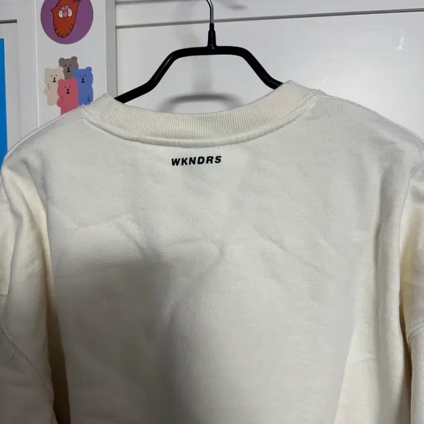 [BUNJANG] WKNDRS White Sweatshirt L / WKNDRS 흰색 맨투맨 티셔츠 L
