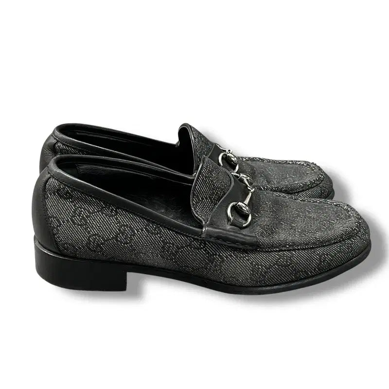 [BUNJANG] Gucci Horsebit Canvas Loafers / 구찌 홀스빗 캠버스 로퍼 +명품감정서 y15781