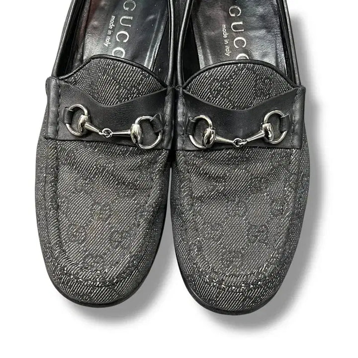 [BUNJANG] Gucci Horsebit Canvas Loafers / 구찌 홀스빗 캠버스 로퍼 +명품감정서 y15781