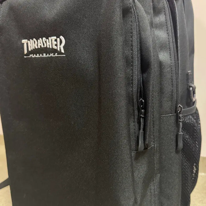 [BUNJANG] Thrasher Magazine 3 Layer Backpack Black / 트레셔 매거진 3 레이어 백팩 블랙