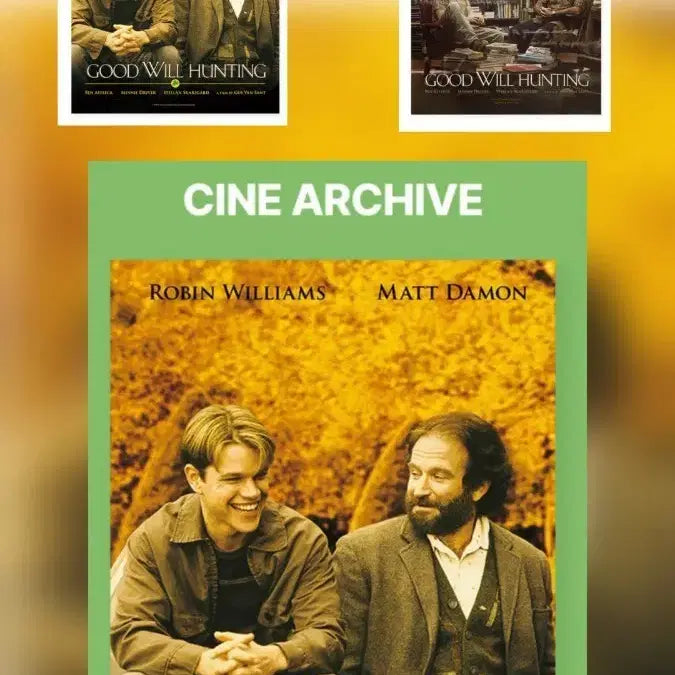 [BUNJANG] Good Will Hunting Art Card and Poster Set / 굿 윌 헌팅 아트카드,포스터,무비티켓 세트 판매