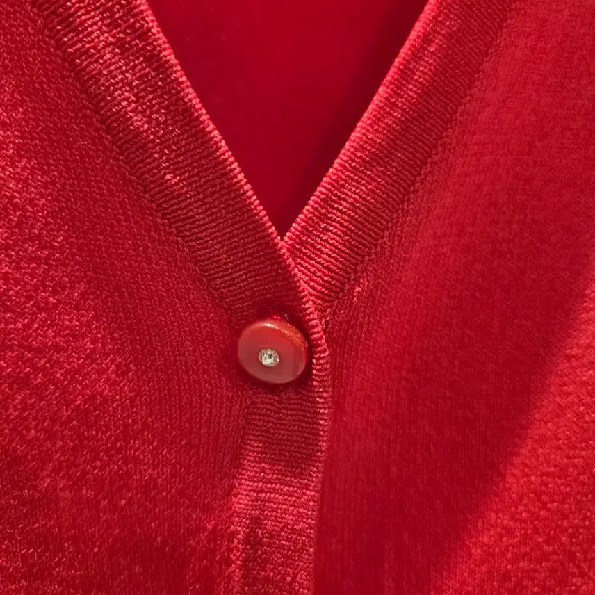 [BUNJANG] Japanese Slim Fit Red Cardigan / 일제 가디건 날씬 55