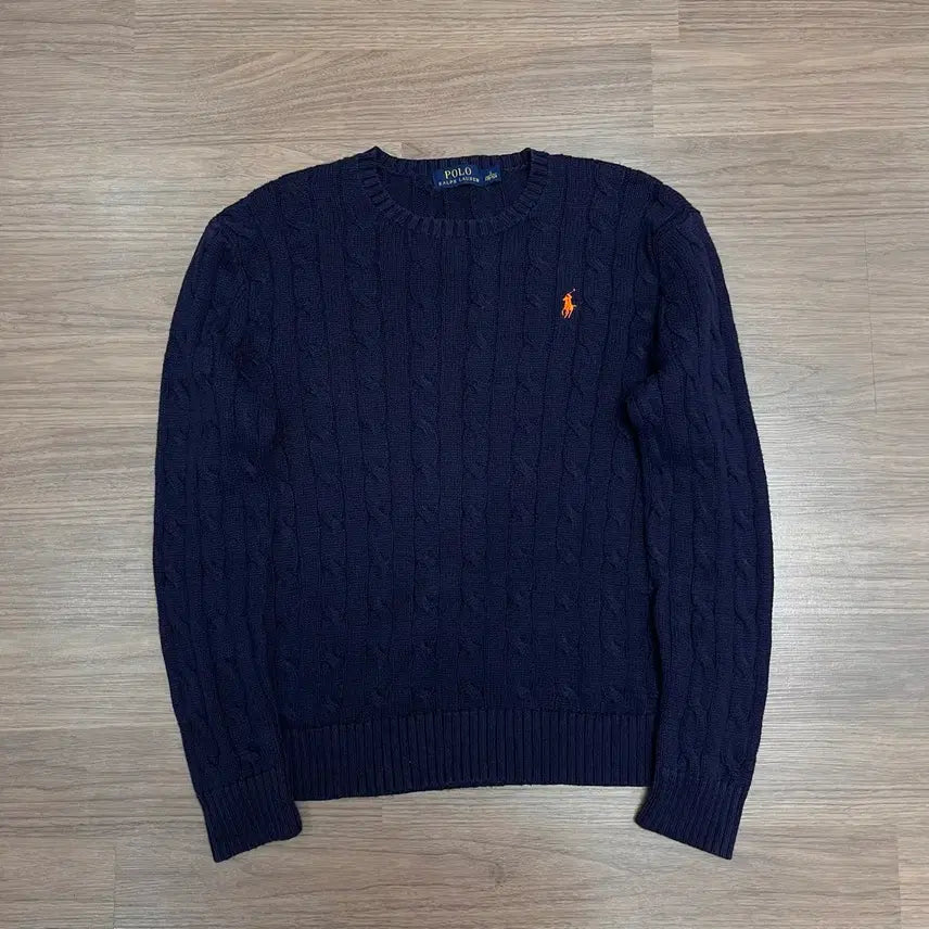 [BUNJANG] Polo Ralph Lauren Cable Knit Cotton Sweater / 95 폴로랄프로렌 꽈배기 코튼 니트