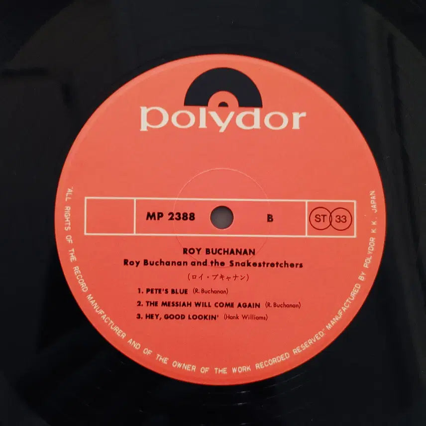 [BUNJANG] Roy Buchanan Messiah Will Come Again Vinyl LP / RARE JAZZ LP - ROY BUCHANAN