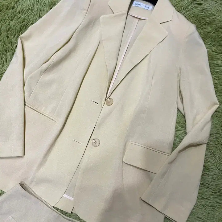 [BUNJANG] Miso Linen Two-Piece Suit Set / 미쏘 린넨투피스 정장세트 린넨세트 드오브 바이씨니