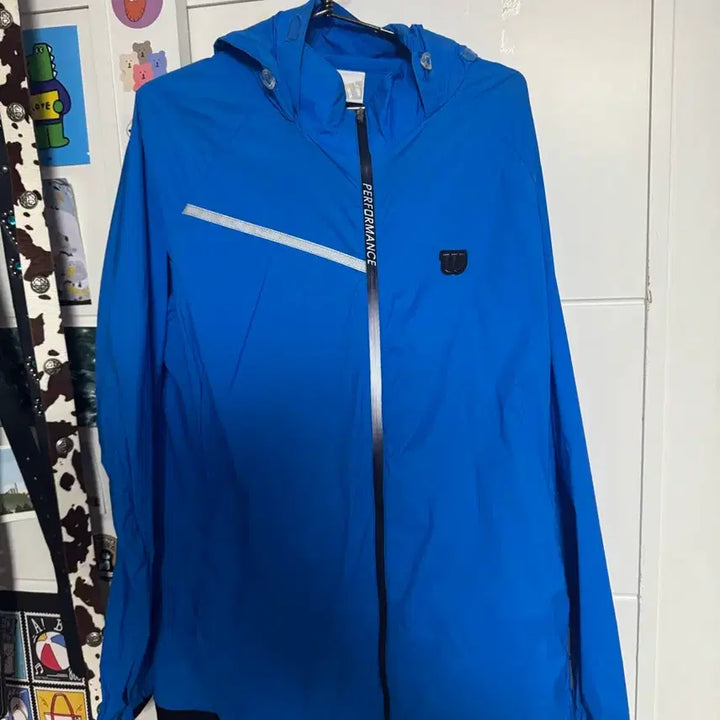 [BUNJANG] Wilson Performance Blue Windbreaker / 윌슨 퍼포먼스 블루 바람막이