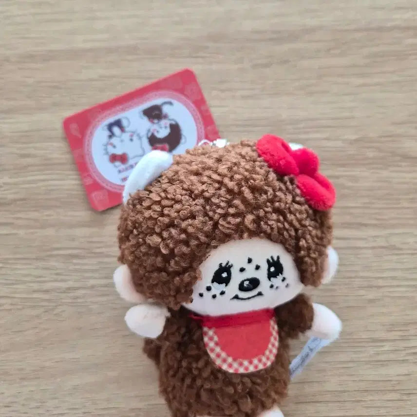 [BUNJANG] Monchhichi Hello Kitty Collaboration Doll Keyring / 몬치치 X 헬로키티 콜라보 인형 키링