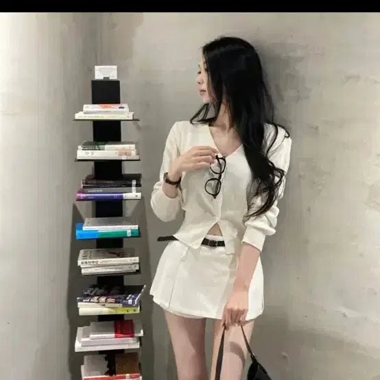 [BUNJANG] Charming Pleats Mini Skirt / 차밍플리츠미니스커트