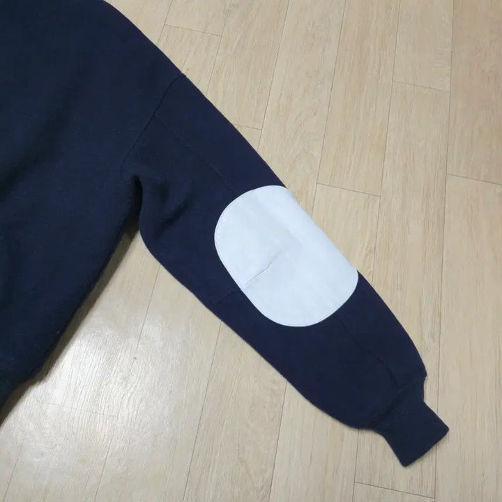 [BUNJANG] Covernat C Patch Varsity Jacket / 커버낫 네이비 울혼방 스타디움 자켓 C 패치 야구 점퍼 바시티 자켓