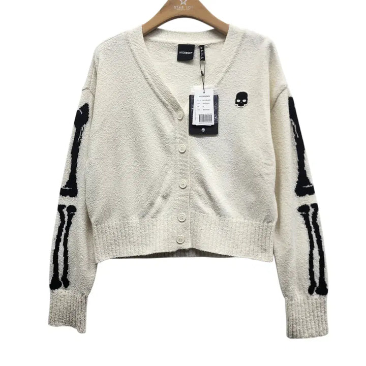 [BUNJANG] Hydrogen Crop Sweat Cardigan / [M] Hydrogen 하이드로겐 크롭 스웻 가디건
