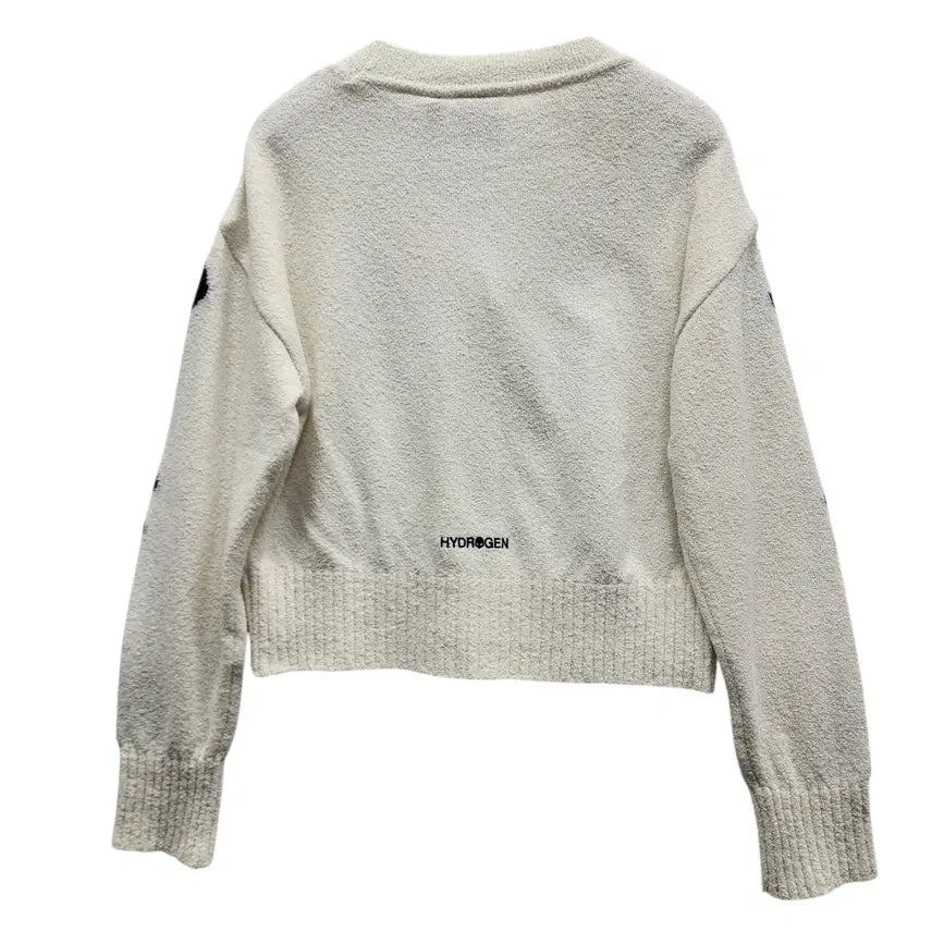 [BUNJANG] Hydrogen Crop Sweat Cardigan / [M] Hydrogen 하이드로겐 크롭 스웻 가디건