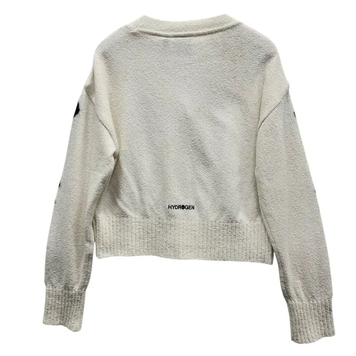 [BUNJANG] Hydrogen Crop Sweat Cardigan / [M] Hydrogen 하이드로겐 크롭 스웻 가디건