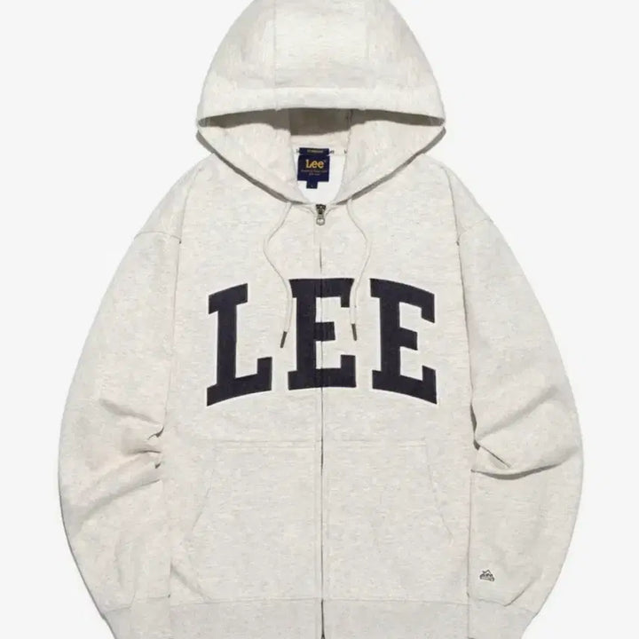[SOLD OUT] Lee 데님 아플리케 후드 집업 오트밀