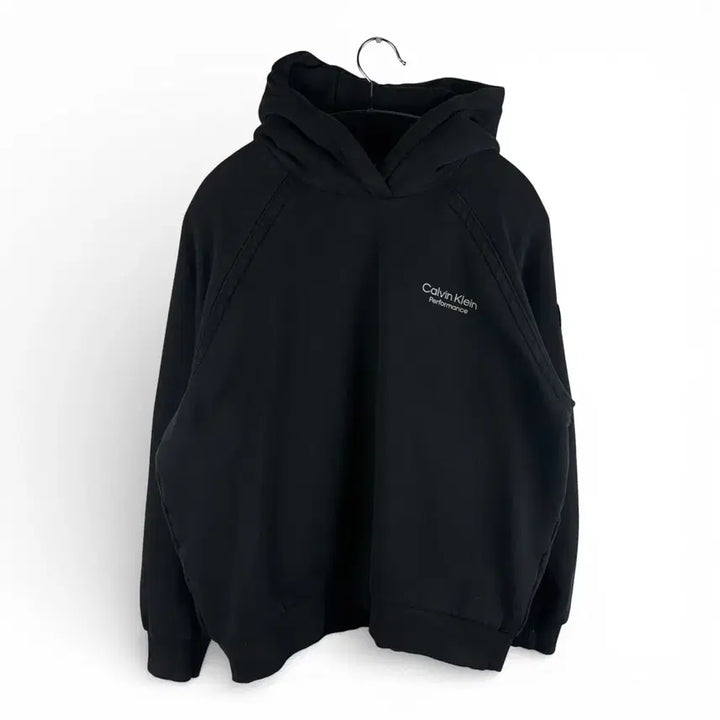 [BUNJANG] Calvin Klein Performance Hoodie Black / L) 캘빈클라인 퍼포먼스 후드 티 블랙