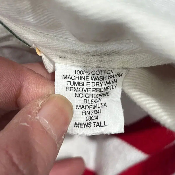 [BUNJANG] L.L.Bean Striped Rugby Shirt / 엘엘빈 스트라이프 럭비티 s10042