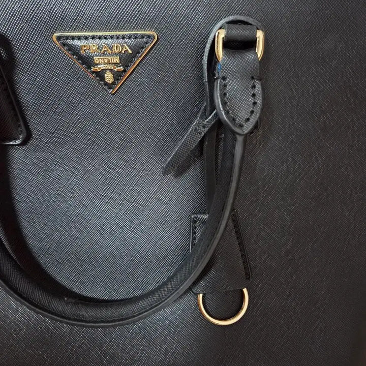 [BUNJANG] Black Saffiano Tote Bag / 블랙 사피아노 토트백