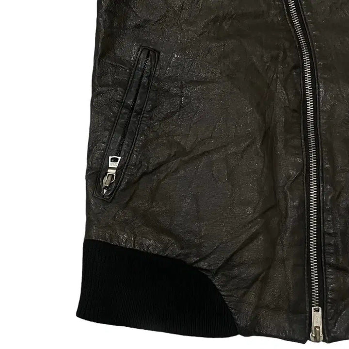 [BUNJANG] LHP Leather Hoodie Jacket / lhp 레더 후디 자켓